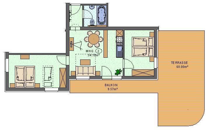 Alpenblick Appartements Nauders Værelse billede